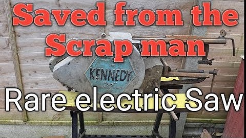 Kennedy Hexacut powered hacksaw. very rare electric saw.