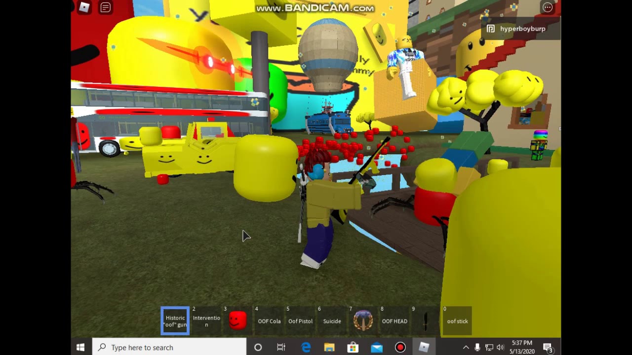 Playing Oof Games In Roblox Youtube - oof the game roblox