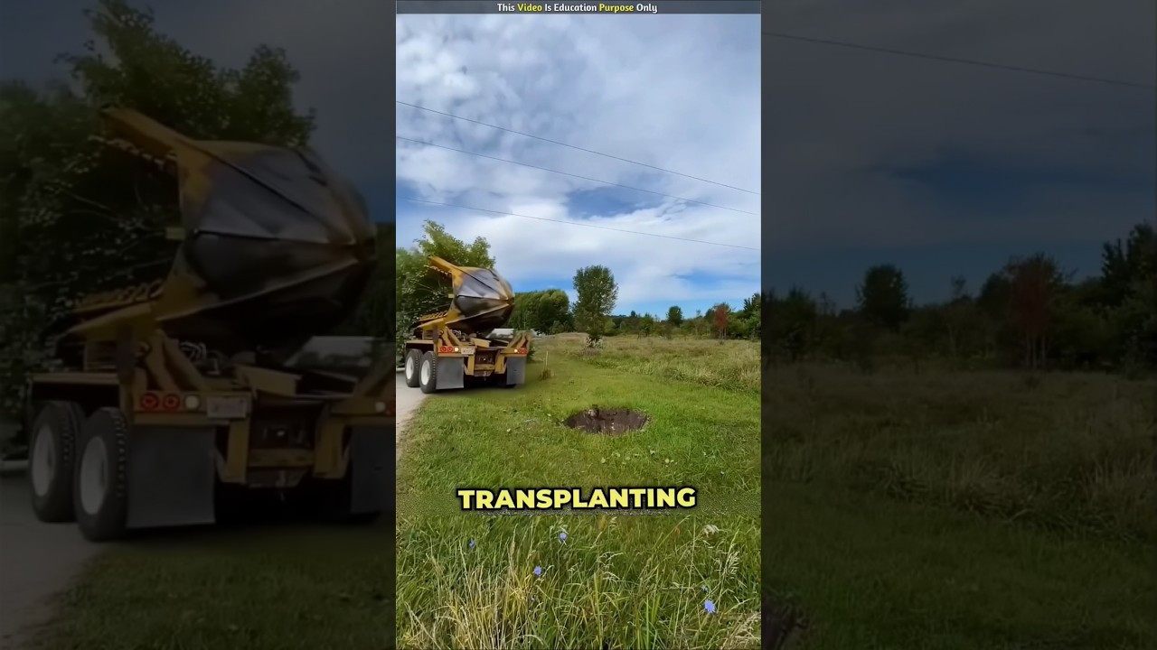 Машина для пересадки деревьев 