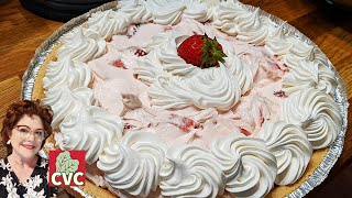 Strawberry Cheesecake Pie - New Potato Salad Recipe - Strawberry no-bake pie