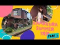 Kamakura Enoden Trip Part 2🏖 | Inamuragasaki Onsen♨️ Traditional Japanese Train Cafe🚃 鎌倉観光 江ノ電の旅🚃