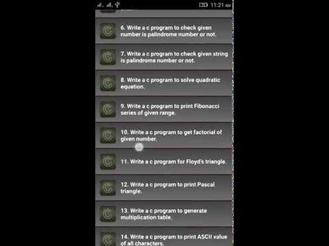 C Programming Android Application