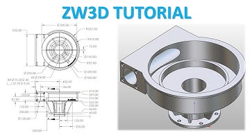 ZW3D Tutorial 31 | 3D Modeling Basic Design Beginners