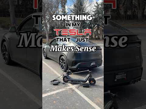 My Model Y Can Charge My Electric Scooter ⚡️