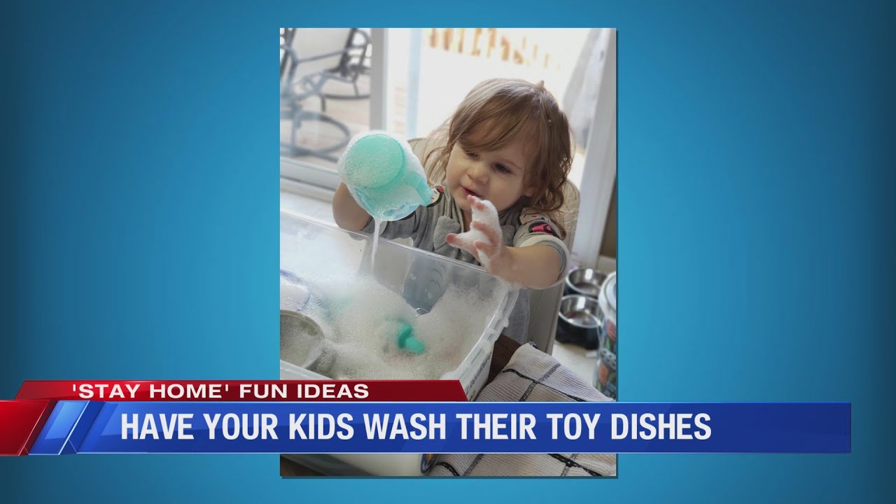 STAY HOME: Teach Your Kids to Wash Dishes - YouTube