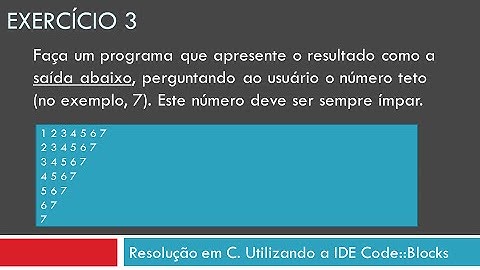 Exercício 3 - Lista 1 - Resolução em C