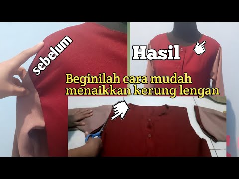 Video: Cara Menjahit Tali Bahu Pada Baju