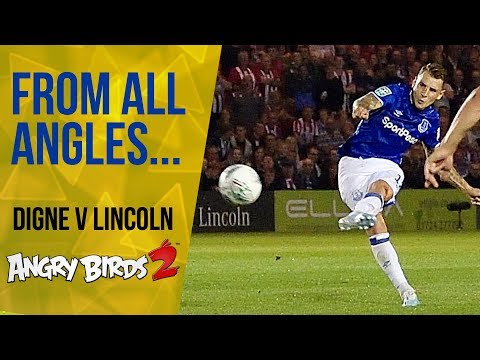 UNSAVEABLE 30-YARD FREE-KICK! | FROM ALL ANGLES: LUCAS DIGNE V LINCOLN CITY
