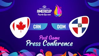 Canada v Dominican Republic - Press Conference