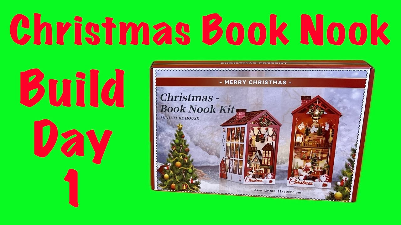 Christmas Book Nook Kit: Day 1 