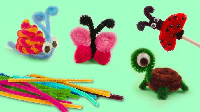 16 maravillosas ideas de manualidades con limpiapipas para niños