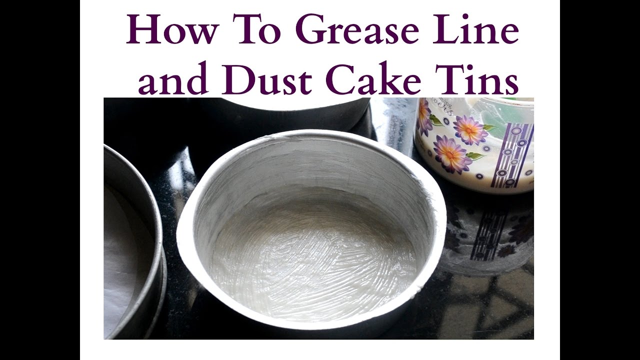 How to Grease a Cake Pan