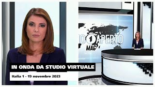 Studio Aperto - Edizione 18:30 in onda dallo studio virtuale | 19 novembre 2023