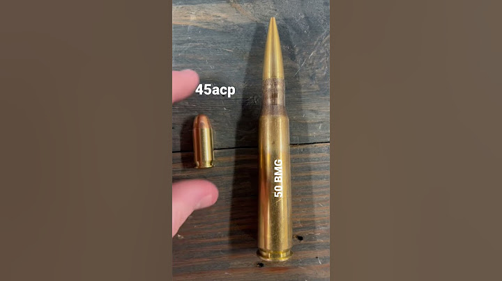 50BMG Ammo Size Comparison
