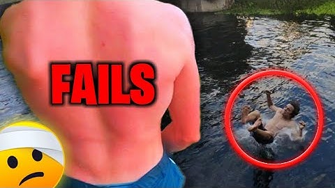 SE DA EL MAYOR PLANCHAZO SALTANDO AL RÍO *Muy Doloroso* 🤕