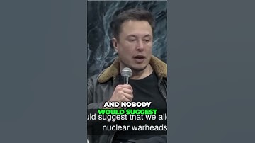 Elon Musk - Mark my words, AI is far more dangerous than nukes.  #shortsvideo #shortsyoutube