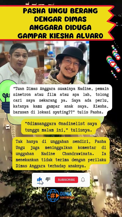 Pasha Ungu Berang Dengar Dimas Anggara Diduga Gampar Kiesha Alvaro #shorts