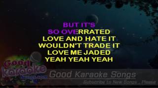 Jaded -  Aerosmith (Lyrics Karaoke) [ goodkaraokesongs.com ]