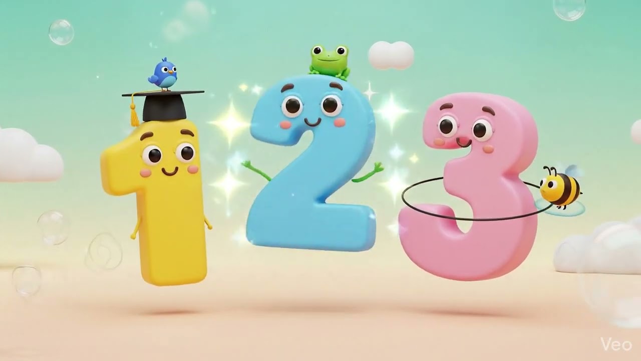 Learn Numbers 1 2 3 for Kids 👶 | Counting for Toddlers