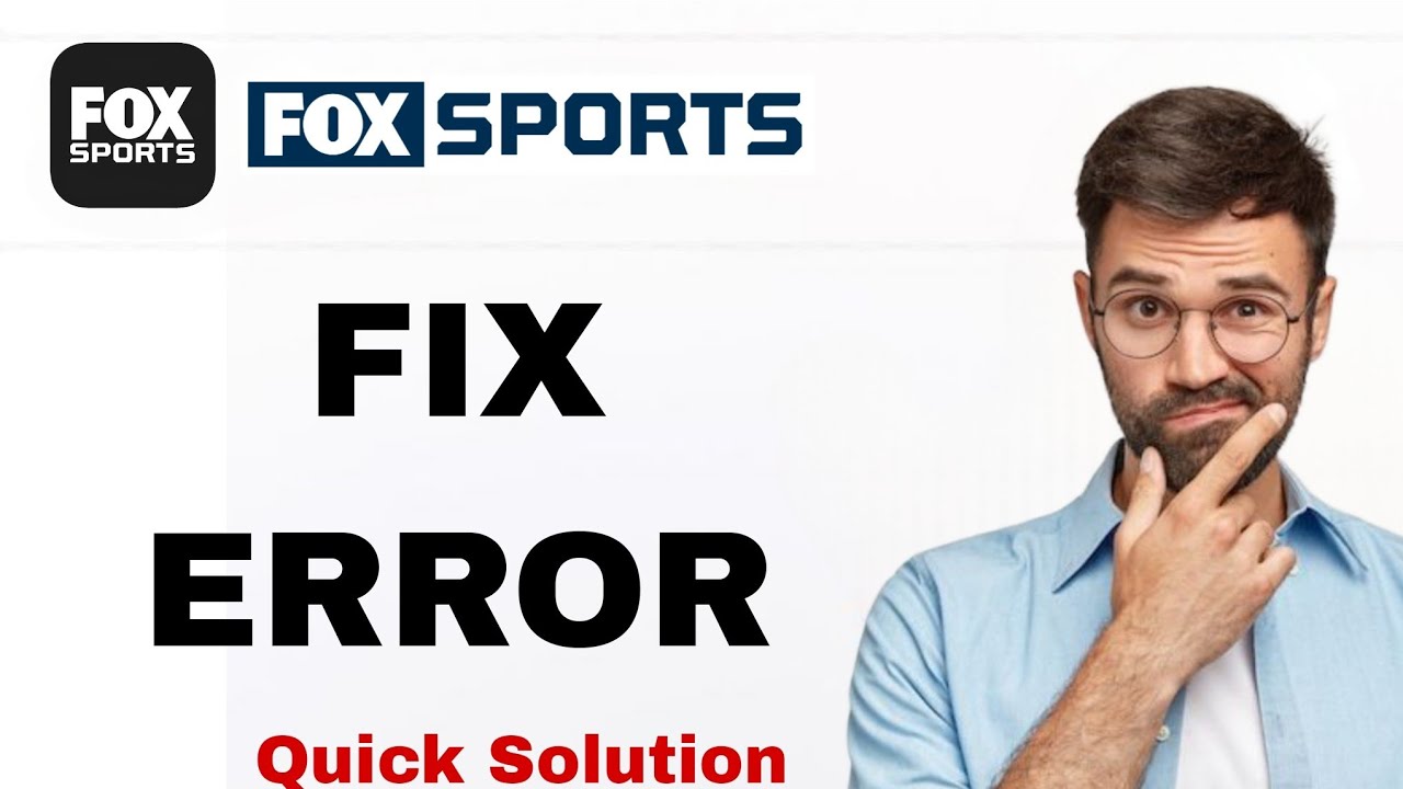 How To Fix And Solve Error On Fox Sports App | Easy Fix