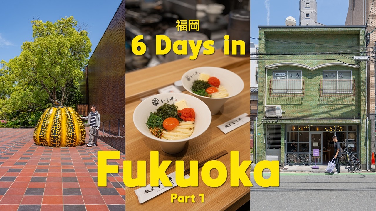 6 days in Fukuoka 🇯🇵 福岡 (best eats, aesthetic cafes, city walk) | japan trip | part 1