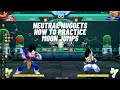 Exltds dbfz neutral nuggets  how to practice moon jumping