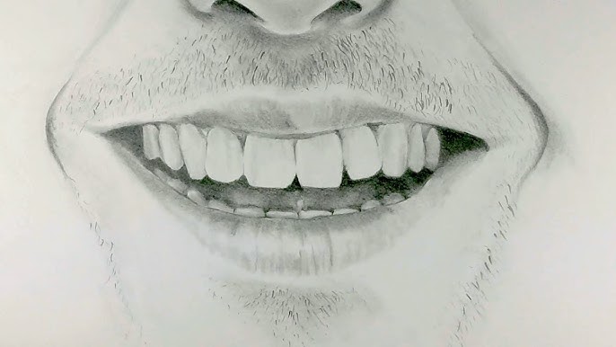 how to draw boy mouth