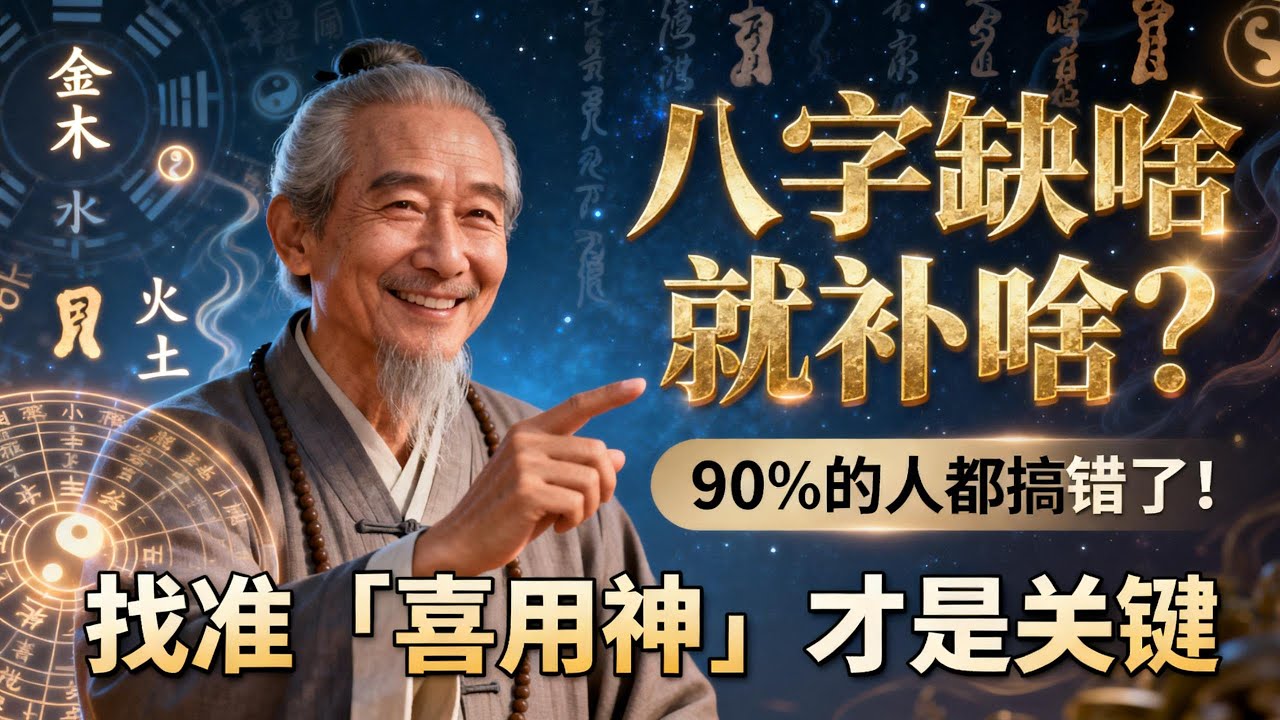 新手必看！八字喜忌用神核心教学：不再迷茫，精准增强自身能量