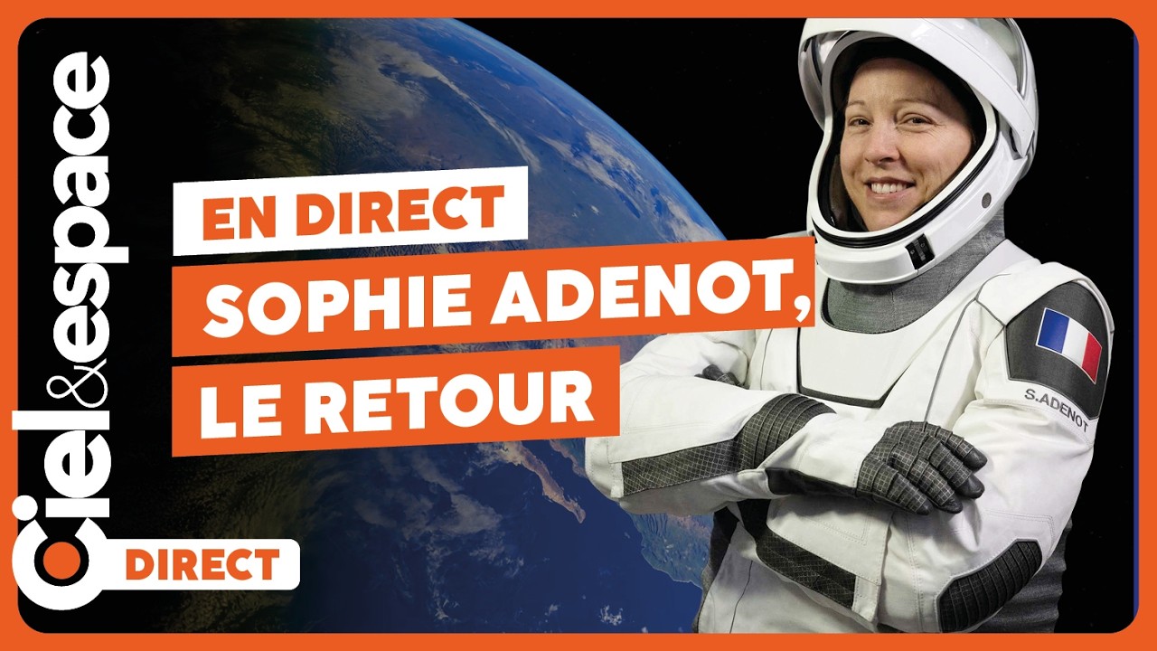 Copie de Sophie Adenot à bord de Crew 12 rentre sur Terre
