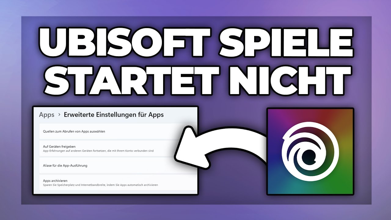 Ubisoft Connect Spiele starten / öffnen sich nicht - Problemlösung Tutorial - YouTube