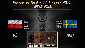 QUAKE 2 | EuroQ2L #14 GRAND FINAL | v3 vs HBQ | FULL MATCH - Multi POV