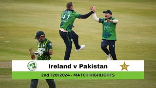 Highlights: Ireland v Pakistan, 2nd T20I, 2024 | Pakistan level T20 series