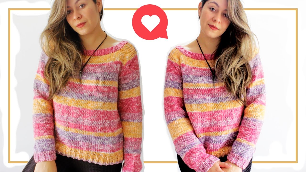 COMO FAZER UMA BLUSA NO TRICÔ - Tricô Fácil Para Iniciantes por Day Vaz @blogbyday #258