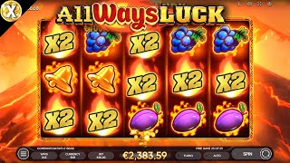 All Ways Luck 🤩 Super Epic Big Win! 🤩 NEW Online Slot - Endorphina - All Features