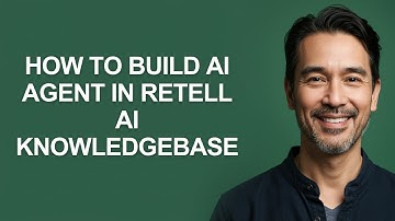 How to Build Ai Agent In Retell Ai Knowledgebase - KevinHowTo