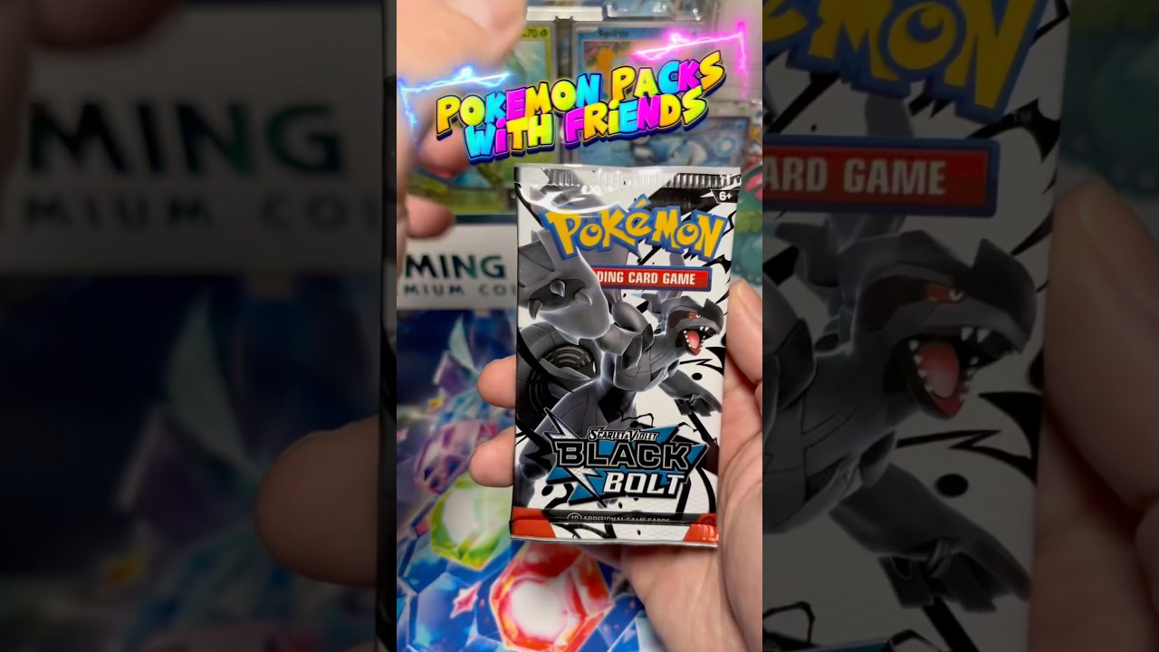 Black Bolt Full Art! Pokémon Packs with Friends Ep3 