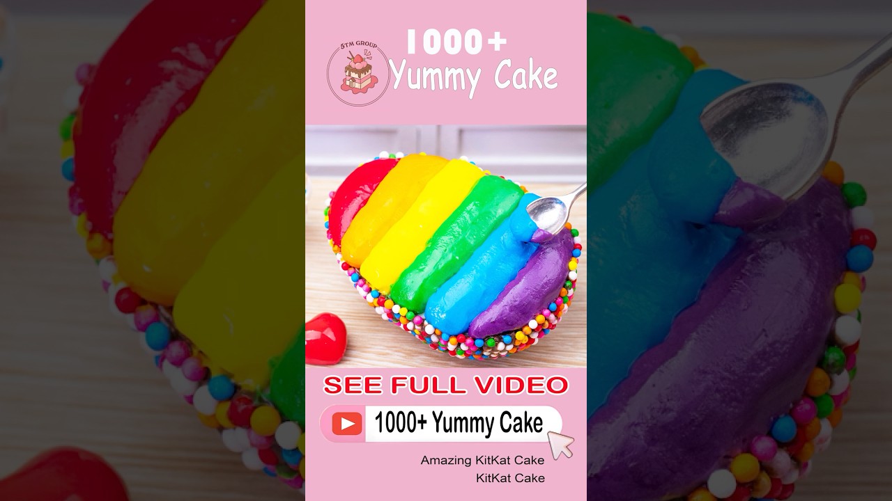 Tiny Rainbow KINDER JOY Chocolate - 1000+ Yummy Cake, 