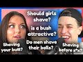 Answering questions about shaving 'down there'..