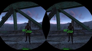 Fallout 4 VR Part 50 - Falling Off The Pike - Headset 3D Cardboard First Time Play