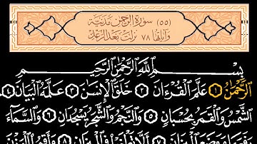 “Surah Ar‑Rahman — The Most Beautiful Reminder” | سورة الرحمن- اجمل تذكير