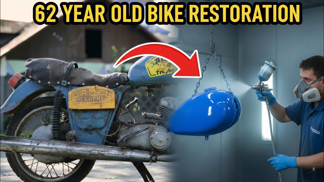 From Rust to Beauty — Vintage Bike Restoration