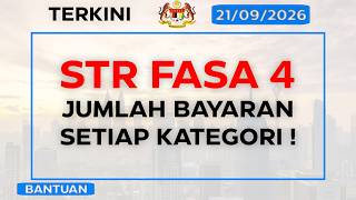 Bayaran STR Fasa 4 2026: Semak Jumlah Rasmi Mengikut Kategori Anda!