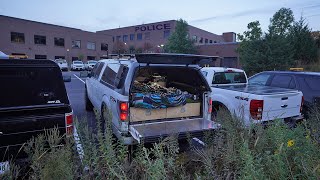 Police Station Parking Lot Stealth Truck Camping