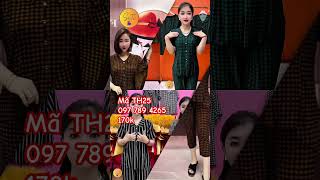 TH25. Mẫu thun lạnh Hàn Châu, mềm mịn #dobotrungnien #dobomacnha #xuongmaysiti #dotrungnien #xuhuong