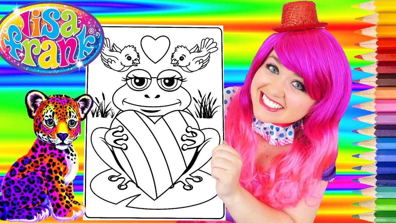 Giant Lisa Frank Activity and Coloring Book With Crayola Crayons