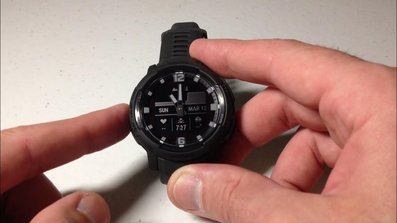 Garmin Instinct Crossover Pulse Oximeter Settings YouTube