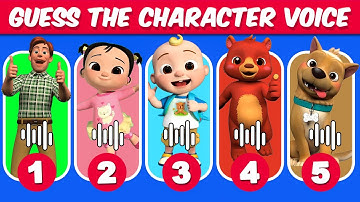 Guess the Cocomelon Characters by Their Voice| Fun Challenge