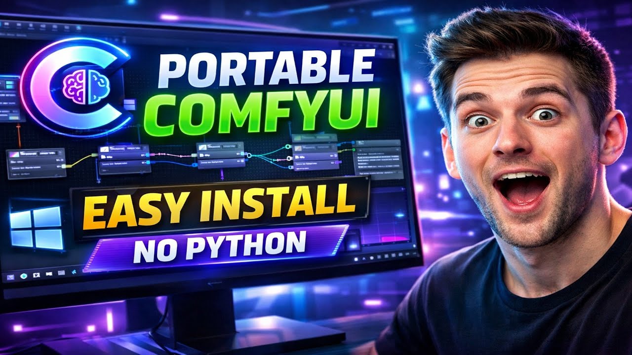 Самый простой способ установить ComfyUI Portable + Manager