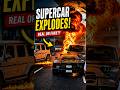 Supercar Explosion! Epic Car Crash 😳🔥 #shorts