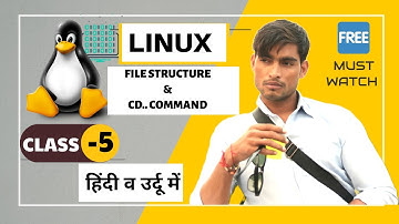 Linux File System/Structure Explained with cd command in hindi urdu |class -5| jagbir thenva classes